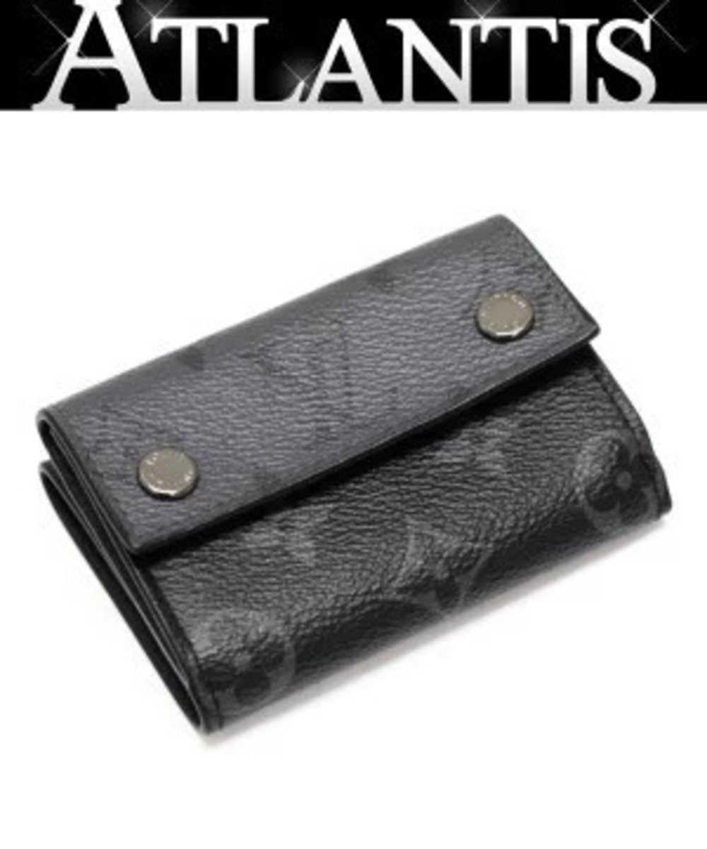 Louis Vuitton Discovery Compact Wallet Monogram Eclipse Black